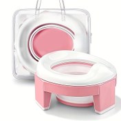 Resim 3-in-1 Çok Fonksiyonlu Seyahat Pottu, Taşınabilir Pottu Eğitim Koltuğu - Katlanabilir Açık Hava Pottu, Bebek Eğitim Pottu, Noel, Cadılar Bayramı, Şükran Günü Hediyesi, Kamp İçin Taşınabilir Tuvalet, Kamp Tuvaleti, Tuvalet Kampı, Pottu Eğitim Tuvaleti, Pottu Eğitim Koltuğu, Taşınabilir Pottu Toddler için / Taşınabilir Tuvalet, Seyahat Pottu 