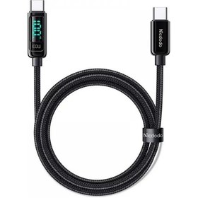 Resim Mcdodo Ca-8820 Type-c Type-c 100w Pd Dijital Ekranli Data-şarj Kablosu 5a 1.2m, Sku: Smg8690010141651 