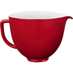Resim KitchenAid 5KSM2CB5ER 4.7 lt Stand Mikser İçin Seramik Kase Kırmızı 