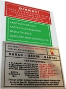 Resim Tofaş Uyumlu Doğan Motor İç Etiketi 