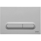 Resim VitrA Loop T Kumanda Paneli 740-0786 Parmak I?zi Bırakmayan - Ekstra Hijyenik Kaplama - Mat Krom 