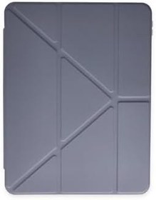 Resim Fogy Ipad 10. Nesil 10.9" 2022 ile Uyumlu Kalem Bölmeli Trifolding Seri A2696 A2757 A2783, Lavender 