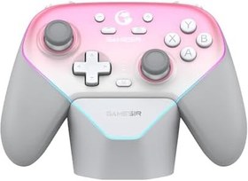 Resim GameSir Super Nova Wireless Gaming Controller for PC/Switch/iOS/Android, Hall Effect Stick & Trigger, Rubberized Grips, RGB Lighting, Swappable ABXY, Detachable Faceplate, 1000mAh with Charging Dock 