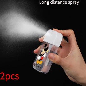Resim 2 Adet Disney Mickey Kart Sprey Şişesi - Kompakt ve Taşınabilir Seyahat Püskürtücü, Geziler İçin İdeal | Şık Tasarım | Şeffaf Dispenser, Arkadaşlar İçin Mükemmel Hediye Fikri 