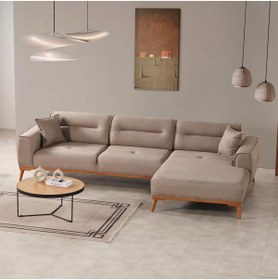 Resim Ninova home Ninova Köşe koltuk ahşap ayaklı 