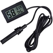 Resim Kuluçka Makinası Problu Termometre Sıcaklık Nem Ölçer Thr151x 