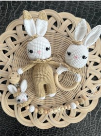Resim Amigurumi Tavşan Yenioğan Set 