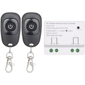Resim Symbee Tek Yol Akıllı Kablosuz Kumanda Anahtarı Ac85-250v - Led Lambalar, Motorlar Kontrolü, 433mhz 100m Mesafe, 1/2 Kumanda Dahil Ak-kt05a+ak-byd01 