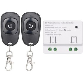 Resim Symbee Tek Yol Akıllı Kablosuz Kumanda Anahtarı Ac85-250v - Led Lambalar, Motorlar Kontrolü, 433mhz 100m Mesafe, 1/2 Kumanda Dahil Ak-kt05a+ak-byd01 