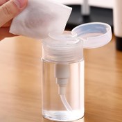 Resim Seyahat için taşınabilir basınçlı boş şişeler, makyaj temizleyici ve toner için, 100 ml'lik doldurulabilir şişeler. 