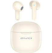 Resim Awei T68 Enc Gürültü Azaltma Kablosuz Bluetooth Oyun Kulaklığı Beyaz 