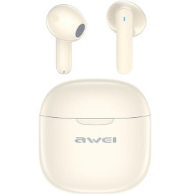 Resim Awei T68 Enc Gürültü Azaltma Kablosuz Bluetooth Oyun Kulaklığı Beyaz 