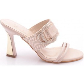 Resim Dgn 6007 Kadin Topuklu Terlik Ten 