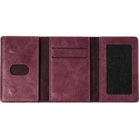 Resim Joko Tema Magsafe Deri Kartlık - Mürdüm 13761259 