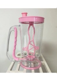 Resim Pratik Ölçekli Kolay Pankek Kek Krep Akıtma Yapma Makinesi Karıştırıcı Çok Renkli 