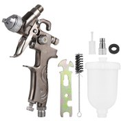 Resim Lvmp Yerçekimi Besleme Mini Hava Püskürtme Tabancası Gümüş 