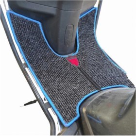 Resim Motosiklet Aksesuar Koruyucu Paspas Volta Revolt Rs4 50CC Uyumlu Mavi Kenar Overloklu 