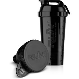 Resim Run Nutrition Toz Saklama Hunisi ve 500 ML Smart Shaker 