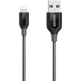 Resim Anker A8121HA1 USB to Lightning PowerLine+ MFI Certified Double Braided Nylon Fast Charging Cable, Gray 