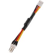 Resim Alkatronik 3 Pin Fan Kablosu Hız Yavaşlatıcı Dirençli 10CM Bilgisayar Cpu 