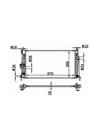 Resim Mga 80541 Motor Radyatoru Z6811520ya 