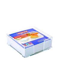 Resim Bigpoint Akrilik Küp Notluk Dolu Beyaz 95X95Mm 