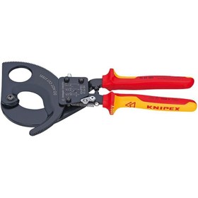 Resim Knipex 9536280 Cırcır Mekanizmalı Kablo Makası 
