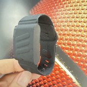 Resim Gateesat Siyah Yumuşak Fitness Band Ayarlanabilir Nefes Alabilir Spor Bilekliği 
