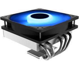 Resim ID-COOLING IS-50 MAX RGB Low Profile 77mm 4Pin PWM İşlemci Soğutucusu 