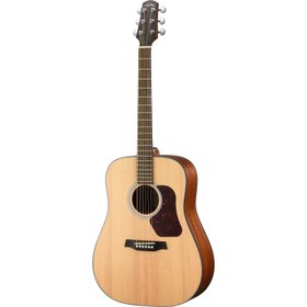 Resim Walden WAD550E Dreadnought Elektro Akustik Gitar (Natural) 