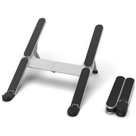 Resim Dizüstü Bilgisayar Standı Yüksekliği Ayarlanabilir Katlanabilir Havalandırmalı Dizüstü Bilgisayar Standı Tüm Dizüstü Bilgisayarlarla Uyumlu 10-17,3 ", Macbook,, Alienware,. 