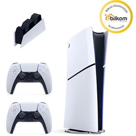 Resim Sony Playstation 5 Slim 825 GB Digital Edition - 2. Dualsense - Şarj İstasyonu 