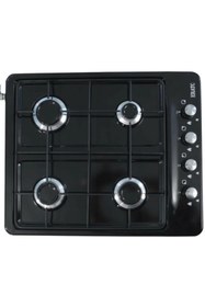 Resim ERATO 4 Dört Gözlü Setüstü Ocak Üstten Düğmeli Beyaz Tüp Uyumlu Ocak 