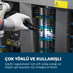 Resim Bosch Professional GVD 1000-17 Temassız Voltaj Test Cihazı 