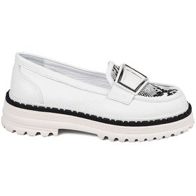 Resim Bestello Bağcıksız Eva Loafer 101-cbs23-02 Kadın Ayakkabı Beyaz 