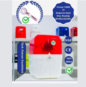 Resim Özçelik Ortimax Green Plus 5 Aşama 8 Lt Pompasız Tezgah Altı Su Arıtma Cihazı 