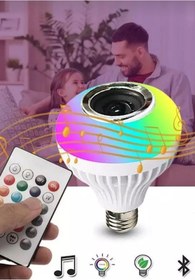 Resim VONTAR Bluetooth Hoparlör Akıllı Led Ampül Müzikli Lamba Ses Bombası 