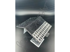 Resim EFEAKS Siyah Taşlı Siyah Baget Detaylı Ruhsat Kabı 