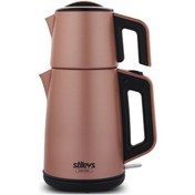 Resim Stilevs Çays İnox 2 LT Çay Makinesi 