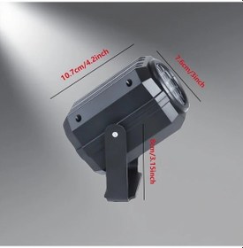 Resim Sunshine022 Led Noel Döner Işık Projeksiyon Usb Sahne Bar Dekorasyon Atmosfer Lambası 