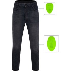 Resim Tech90 Vecton Ad Pro Black Kevlar Cordura Motosiklet Pantolonu 