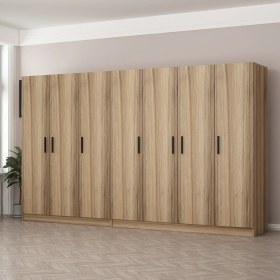Resim Minar Kale 7 Kapaklı 4 Ç Dolap Dore 190CM 
