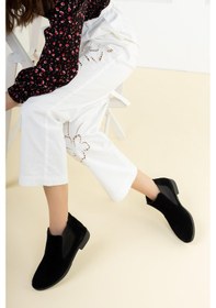 Resim Muggo Nora Garantili Kadın Chelsea Bot - Siyah - Süet 