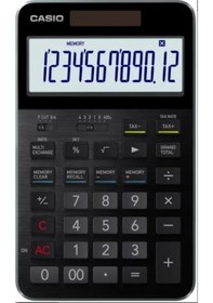 Resim Casio S100x-bk-dj Profesyonel 12 Hane Masa Üstü Hesap Makinesi 