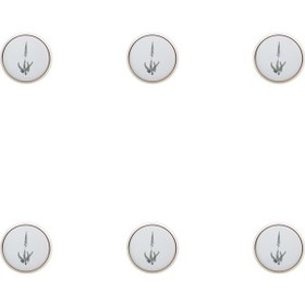 Resim Porland Botanical Desen Düz Tabak 21cm 6'lı 04alm005040 