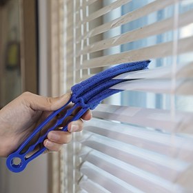Resim Pencere Örtüleri için Çok Fonksiyonlu Yeniden Kullanılabilir Temizleme Fırçası - Kullanımı Kolay, Yıkanabilir, Ayrılabilir, Plastik Malzeme, Oturma Odası, Yatak Odası, Banyo için İdeal, Elektrik Gerektirmez 