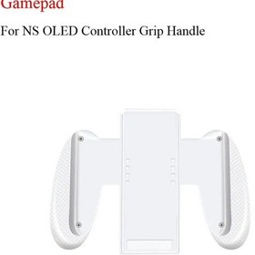 Resim Beyaz-nintendo Anahtarı Oled Denetleyici Kavrama Kolu Gamepad Destek Braketi Oyun Tutucu Şarj Standı Kavrama Foswitch/anahtar Oled 