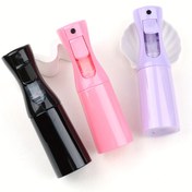 Resim Sürekli Sprey Şişesi - Dayanıklı Plastik, Saç Stilinde Çok Fonksiyonlu, Bitki Sulama, Saç Kesme Spreyi, Saç Tasarımı, Temizlik, Banyo Evrensel Aracı, Normal ve Dalgalı Dokulu Saçlar İçin Uygun 