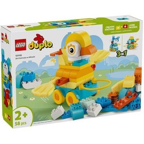 Resim Lego Duplo 10448 3in1 Animals On Wheels 