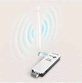 Resim Tp-Link Kablosuz USB Wi-Fi Adaptör Tl-Wn722N 150Mbps High Gain 